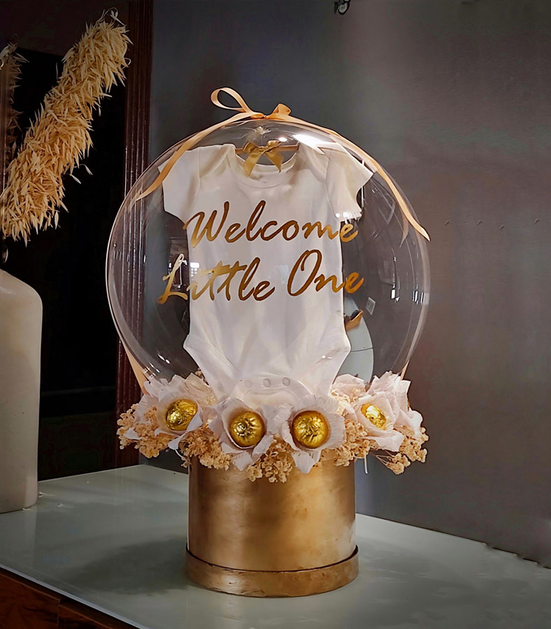 Cake Pop Bouquet - Baby Arrival Balloon Bouquet